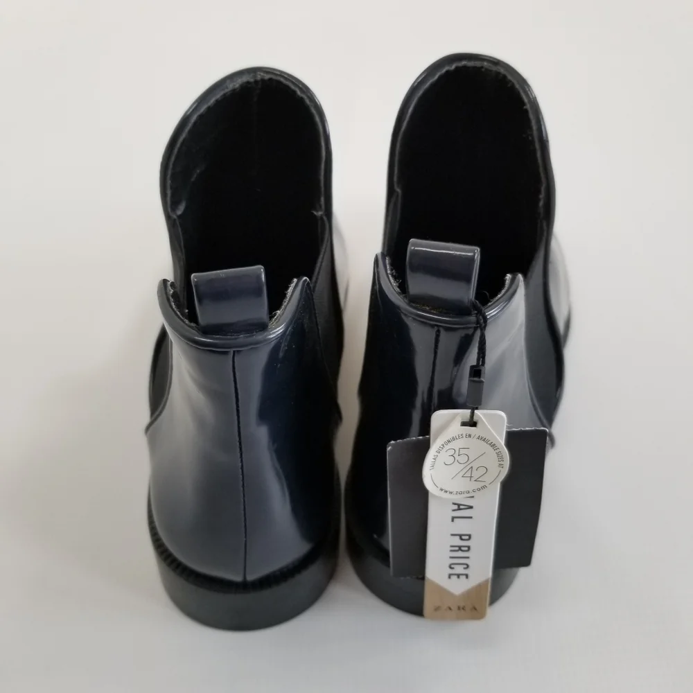 Zara Tassel Ankle Boots Booties Size 10